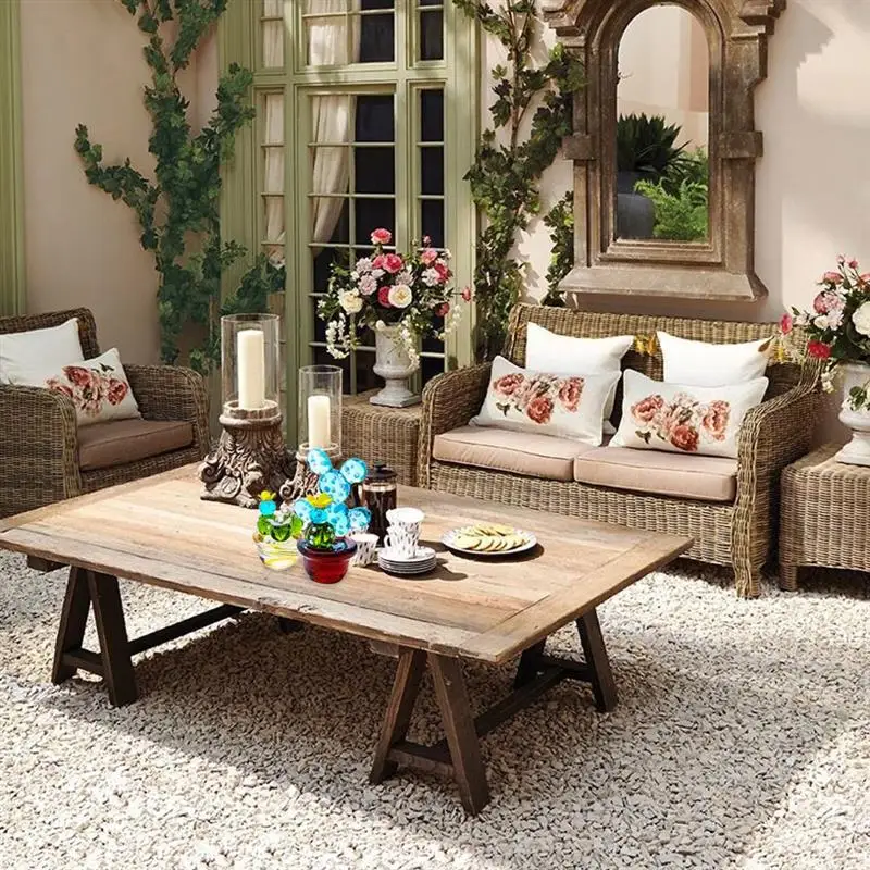 2 шт. Декоративная скульптура в горшке для украшения сада | Дом и сад