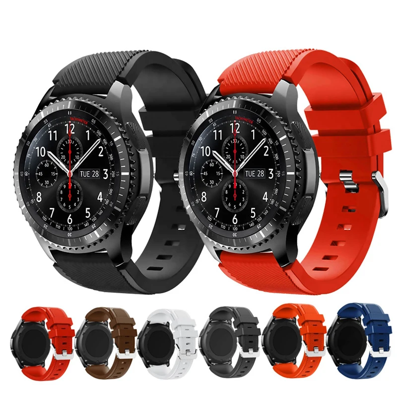 Браслет для часов Samsung Gear S3 Frontier Band ремешок умных силиконовый сменный
