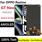 ЖК-дисплей 6,43 дюйма AMOLED для Realme GT Neo RMX3031, сенсорный экран, дигитайзер, панель в сборе для OPPO Realme GT Neo LCD