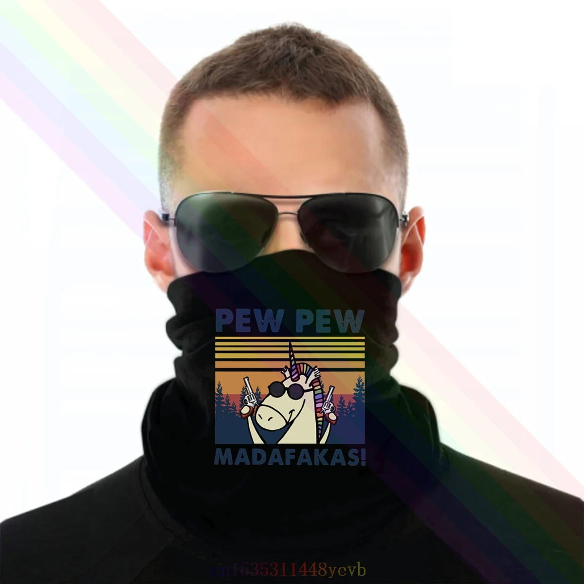 Новейший популярный винтажный Гангстер PEW MADAFAKAS с пистолетом 2020 бандана