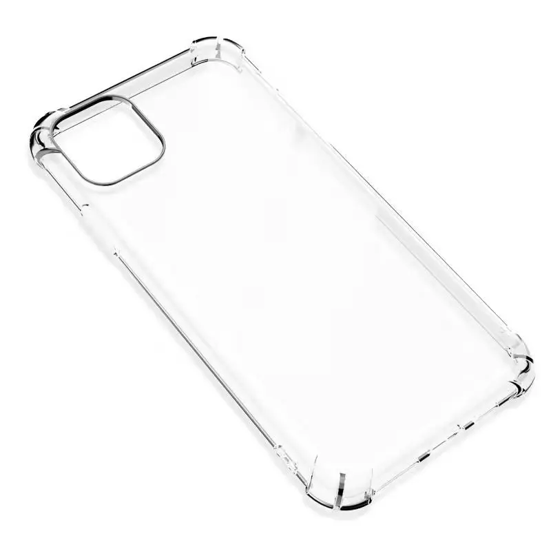 

50pcs transparent silicone case for iphone11 pro max 6 s 7 8 plus x xr xs cases shockproof clear cover covers tok husa etui dhl