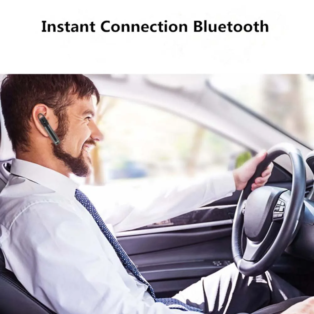 tebe Bluetooth Earphone 5.0 Wireless Voice Reduction Headset Single Ear Business Car Handsfree Earphones with Microphone | Электроника