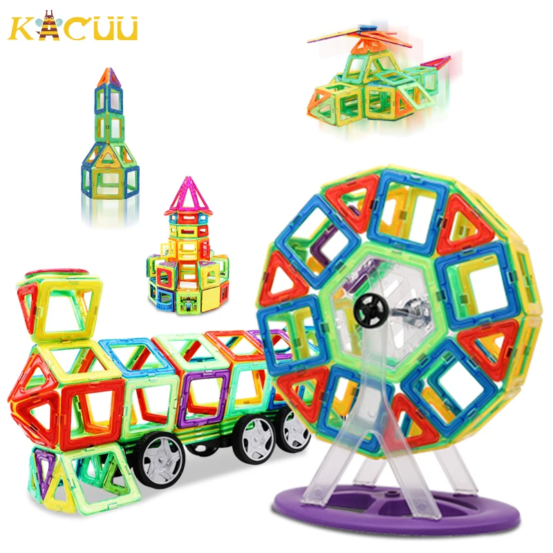 Магнитные блоки большого размера Магнитный конструктор набор для строительства