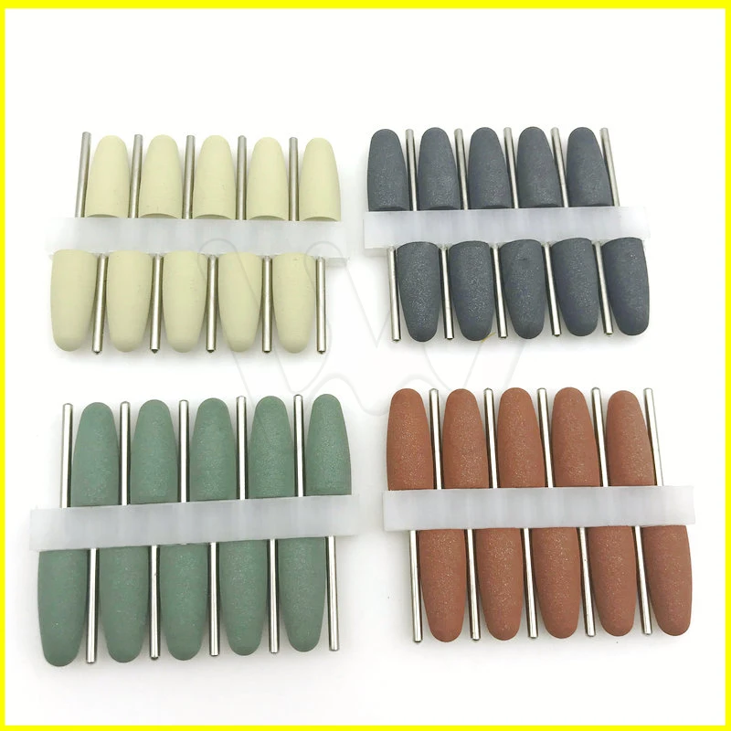 80pcs Dental Silicon Polishers Resin Base Crylic Polishing Burs 2.35mm Supplies | Красота и здоровье