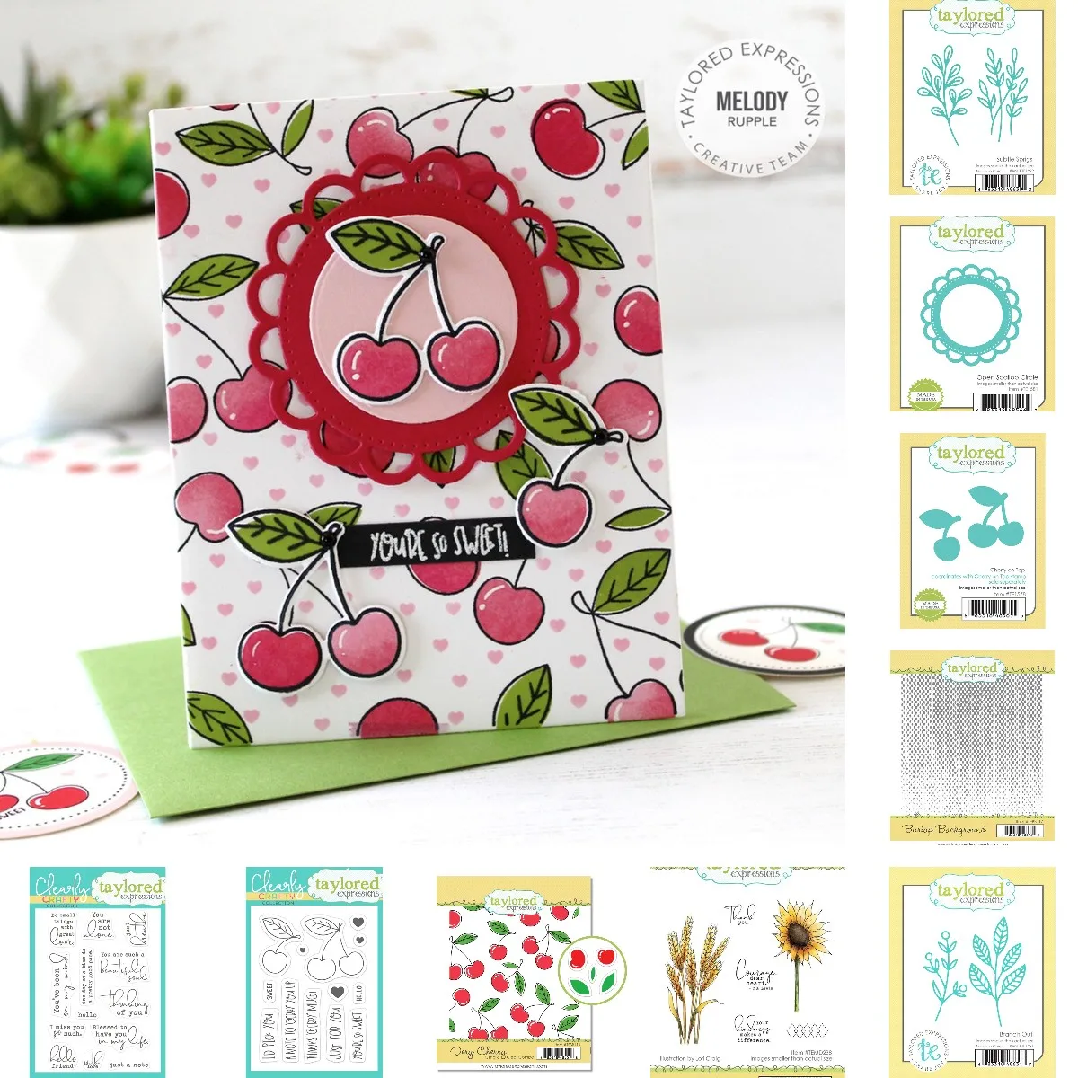 

New Metal Cutting Dies Stamps Scrapbook Diary Decoration Embossing Cut Dies Template Diy Greeting Card Handmade Cherry