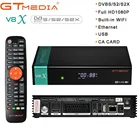 Спутниковый ресивер Gtmedia V8X Full HD, декодер DVB-SS2S2X H.265, встроенный Wi-Fi IPTV-поток, обновленный GTmedia V8 nova v9 super