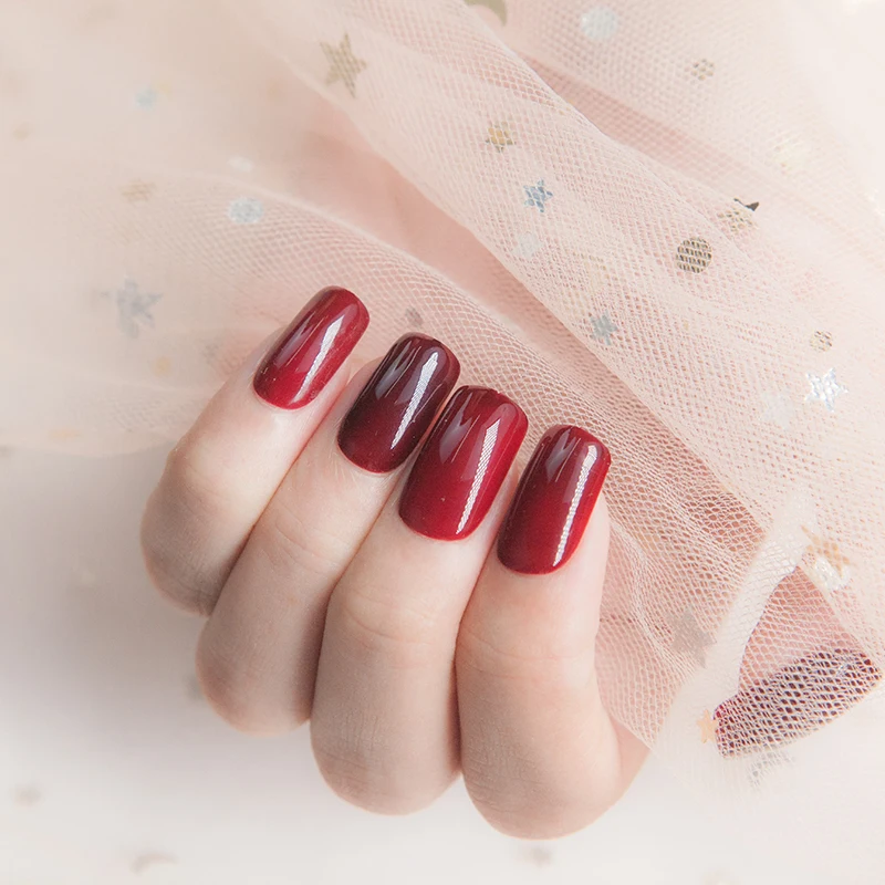 Belle Fille Розовый Красный Цвет гель лак для ногтей украшение Блестящий Vernis Гель УФ 10