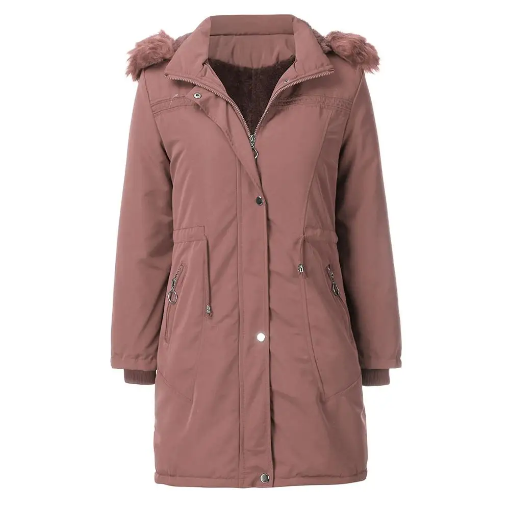

Thick Women Bio Down Jacket Brand Long Winter Coat Women Hooded Warm Parka Fashion Jacket New Female Collection