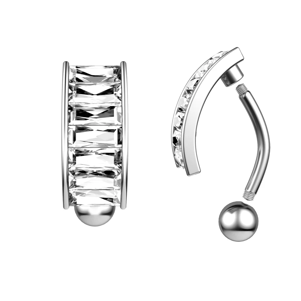 14G Tier Herz baumeln Bauchnabel Ringe Chirurgenstahl gebogene Nabel Barbell Ring Körperschmuck Piercing Ombligo für Frauen Mädchen – Detail 26