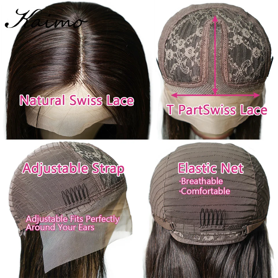 

Middle Part Lace Wig Straight Brazilian T Part Lace Human Hair Wigs Pre Plucked Remy 13*1 Human Hair Wigs For Women