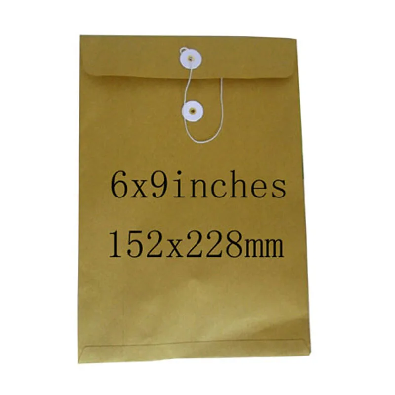 

wholesale and retail blank kraft paper documents bag, invoice/mailing envelopes size in 6x9 inches or 152x228mm