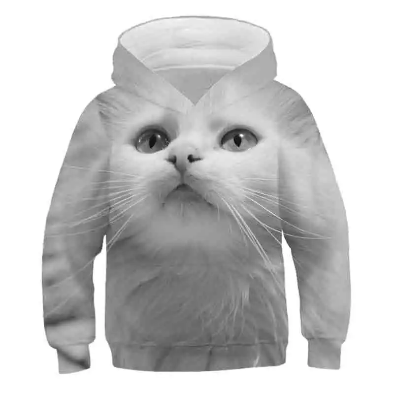 

Spring Autumn Girls Sweatshirts Baby Teens Girl Clothes Kids Toddler Cartoon Cat Bow Long Sleeve Pullover Tops Outwear Hot Sale