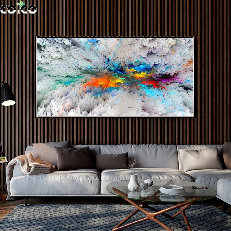 

Abstract Flame Wall Home Decor Art Canvas Painting Nordic Morden Print Room Decrative Posters Picture for Living Room Bedroom