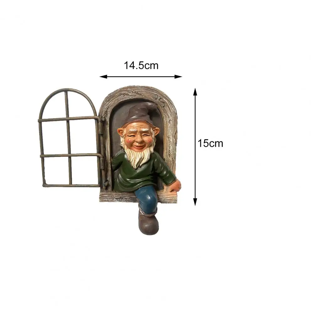 

Doll Decoration Dwarfs Shape Decorative Resin Doll Art Ornament for Garden