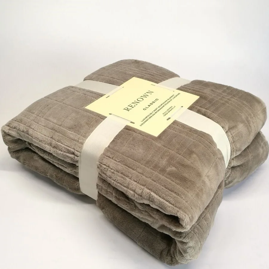 Winter Thickening Mechanical Wash Flannel Blanket Plaids Super Warm Soft Blankets Throw on Sofa/Travel Patchwork Solid Bedspread | Дом и сад