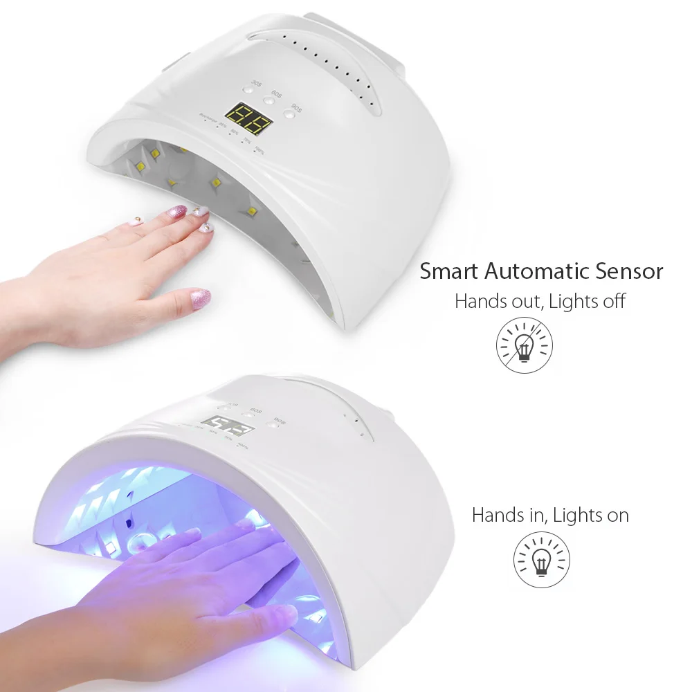 SUNUV УФ лампа светодиодный Сушилка для ногтей 48 Вт все Гель-лак машина маникюр