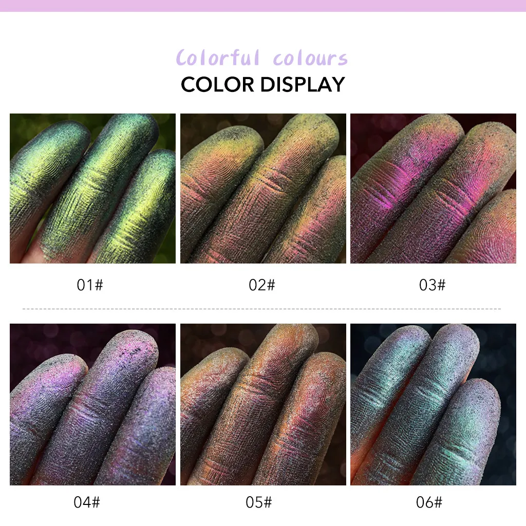 

HAICAR Eye shadow glitter eyeshadow colorful Waterproof Glitter Pigment Eyeshadow Powder Long Lasting Shimmer Diamond Single
