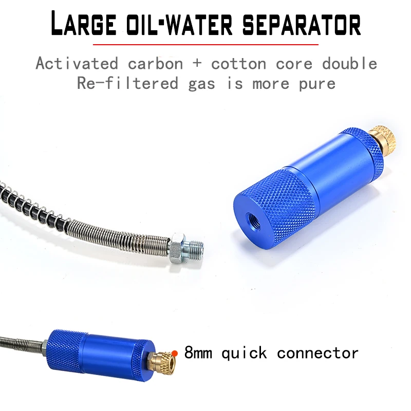 DCCMS 4 ступенчатый насос высокого давления PCP ручной воздушный 30mpa 4500psi HPA для охоты