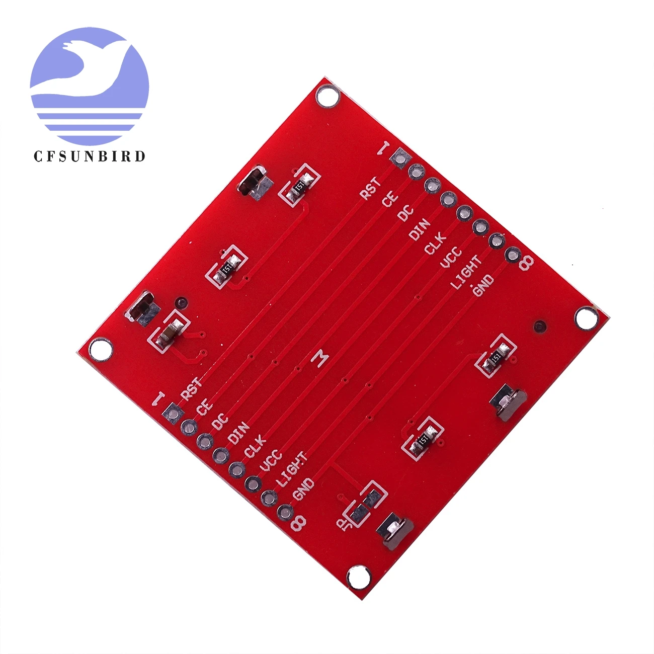 Умная электроника ЖК-модуль Дисплей Монитор белая подсветка адаптер PCB 84*48 84x84 Nokia