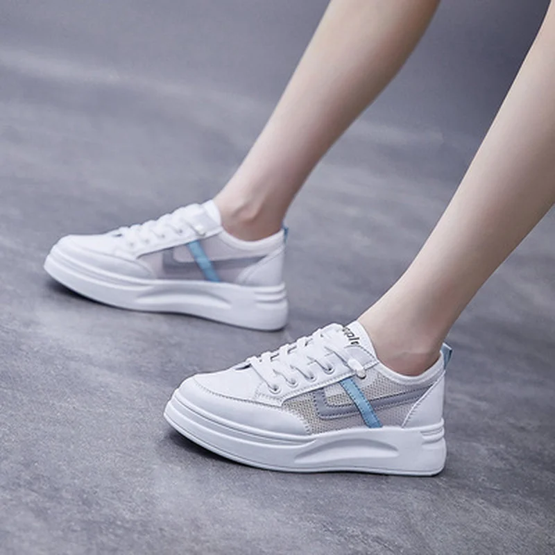 

Women's 2021 New Vulcanized Shoes Sneakers New Breathable Mesh Canvas Shoes Flat Comfortable Shoes for Women Womens Shoes