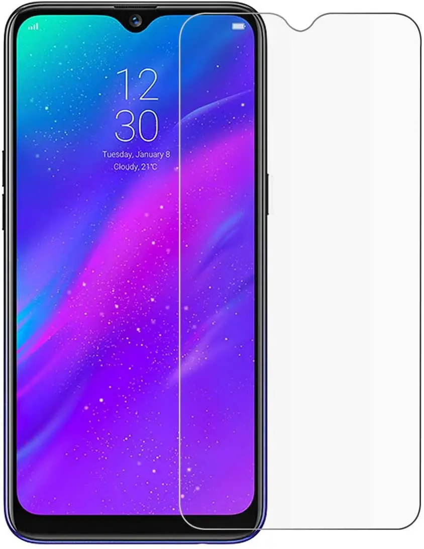 

Закаленное стекло для OPPO Realme 3i стекло 9H 2.5D защитная пленка взрывозащищенная прозрачная защитная пленка для экрана