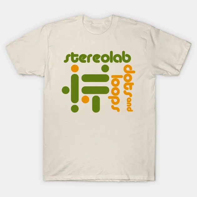 Мужская футболка в горошек Stereolab дизайнерская Fanart женская и футболка|Мужские