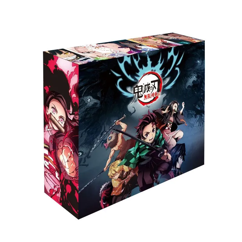 Demon Slayer-tarjeta Original de 30 paquetes/caja Tcg, juego de mesa para cartas, juguetes de navidad, regalos para ni&ntilde;os-1
