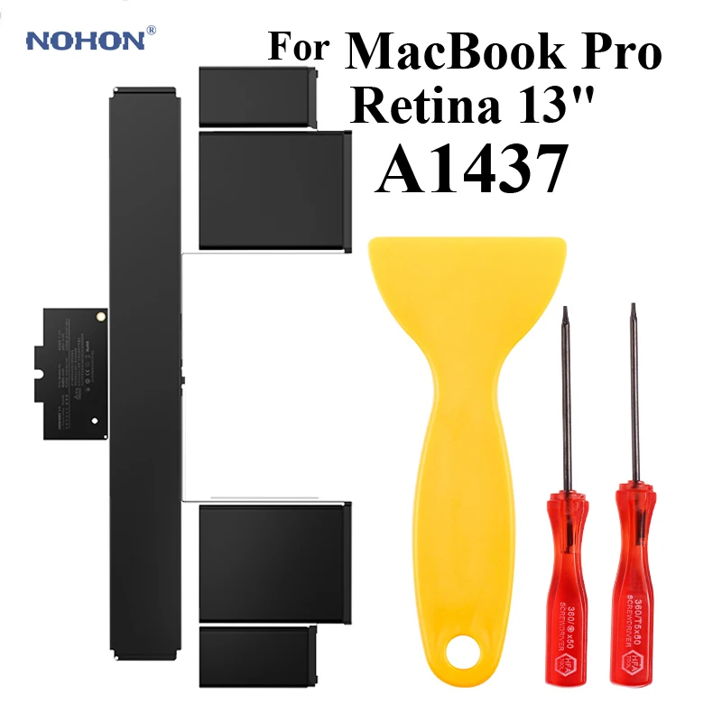 Аккумулятор Nohon A1437 для ноутбука Apple MacBook Pro 13 дюймов Retina A1425 2012 Ранняя 2013 MD101 MD102 MD212