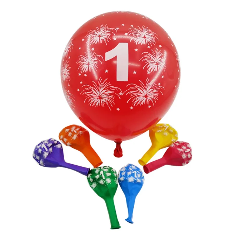 10 шт. цифровые латексные воздушные шары | Дом и сад