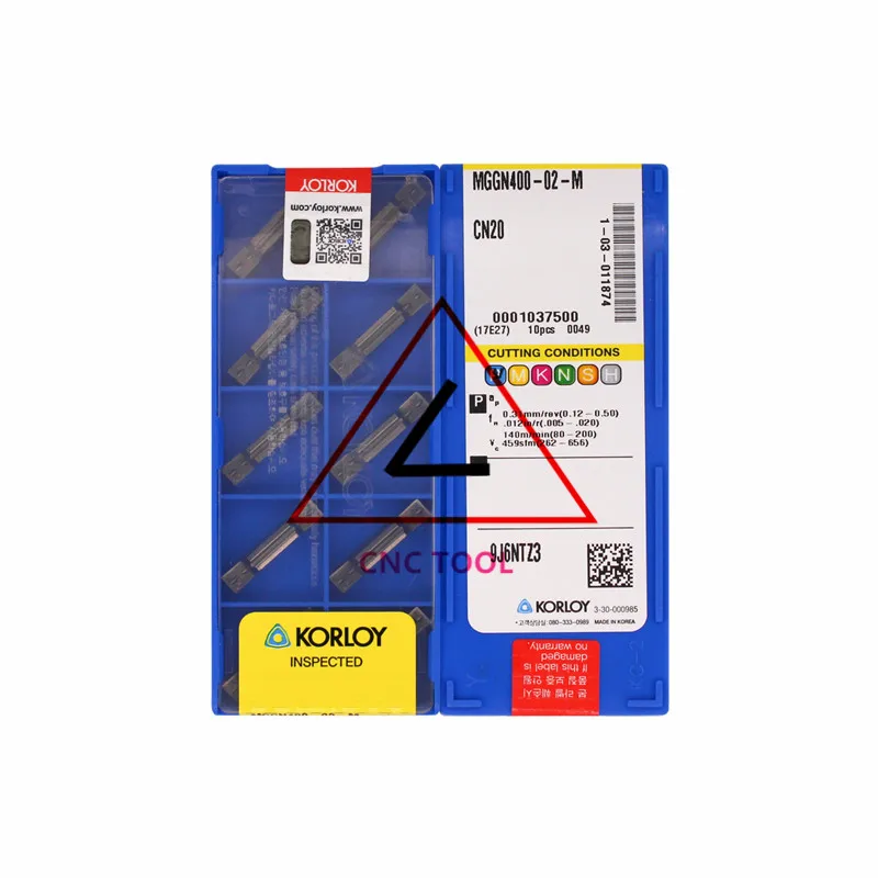 

MGGN400-02-M CN20 10 шт., оригинальный режущий инструмент, Корея, KORLOY