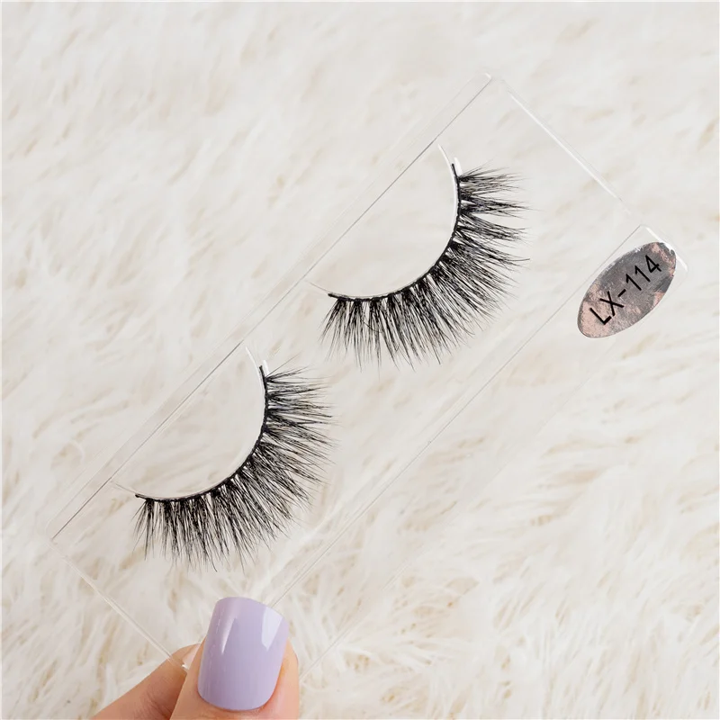 

2021 New Round 3 pair Eyelash wholesale high quality natural mink lashes
