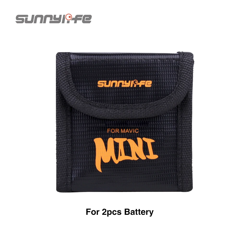 

Sunnylife Battery Explosion-proof Bag Safety Storage Case For DJI Mavic Mini Battery Fireproof Protective Box Drone Accessories