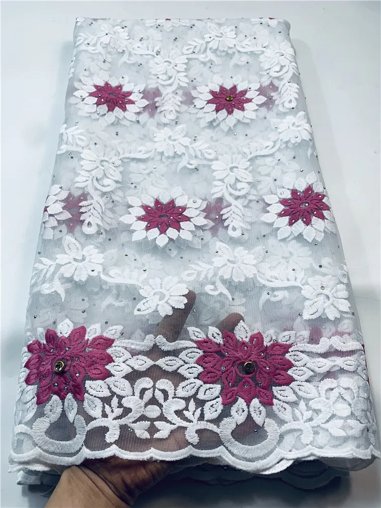 

Fashions 100%Cotton Dry Lace Swiss Voile Lace fabric 2021 High Quality Soft Dubai Fabric African Brocade Fabric FYI344