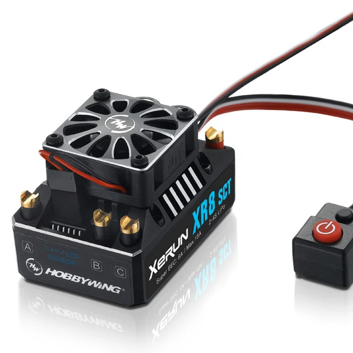 Hobbywing XERUN XR8 SCT 140A сенсорный бесщеточный ESC RC Cars Truck # SCT|Детали и аксессуары| |