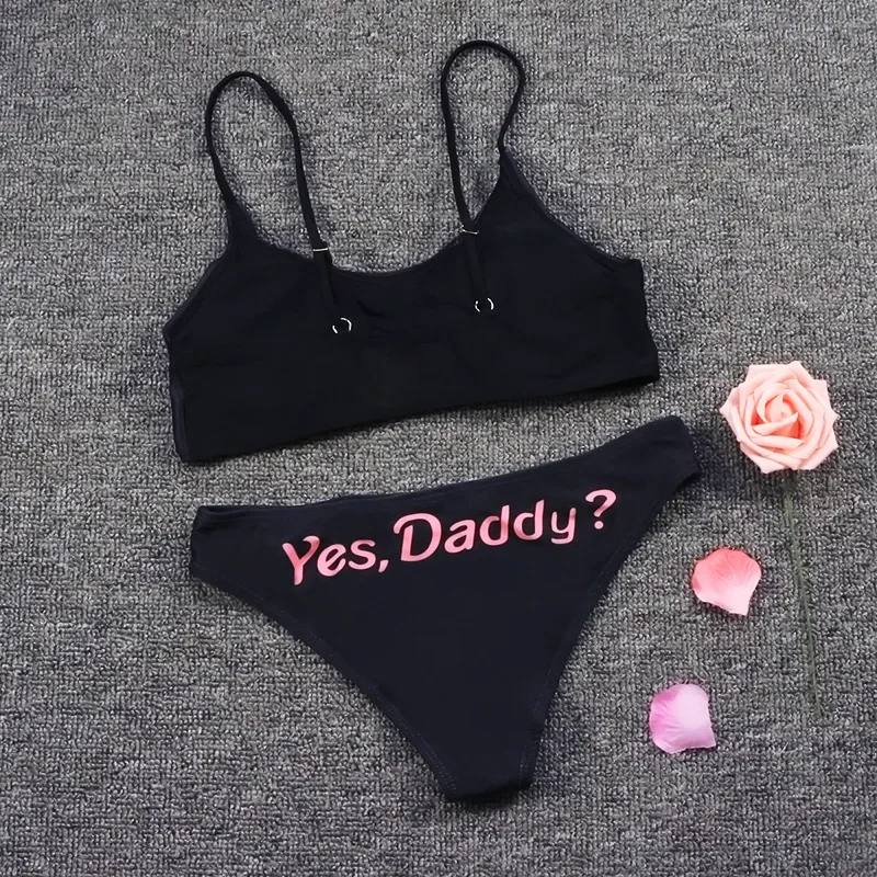 Летние женские мягкие майки с надписью и принтом папы + белые нижнее белье для женщин