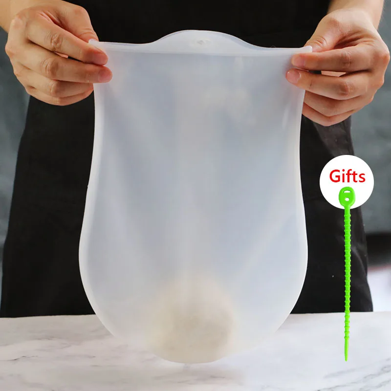 Антипригарное покрытие мешок для замешивания теста съедобный силиконовый