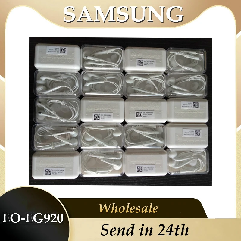 

Samsung 100% Original earphones eo-eg920bw with 1.2m Length for Galaxy S6 S7 Edge /S3/S4/S5 xiaomi note1/2/3 rednote 1/2/3/4