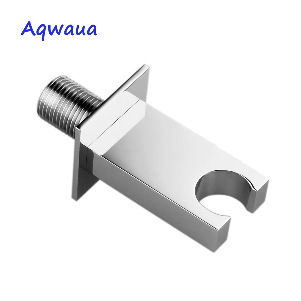 Aqwaua аксессуары для душа квадратная хромированная ванная латунь настенный