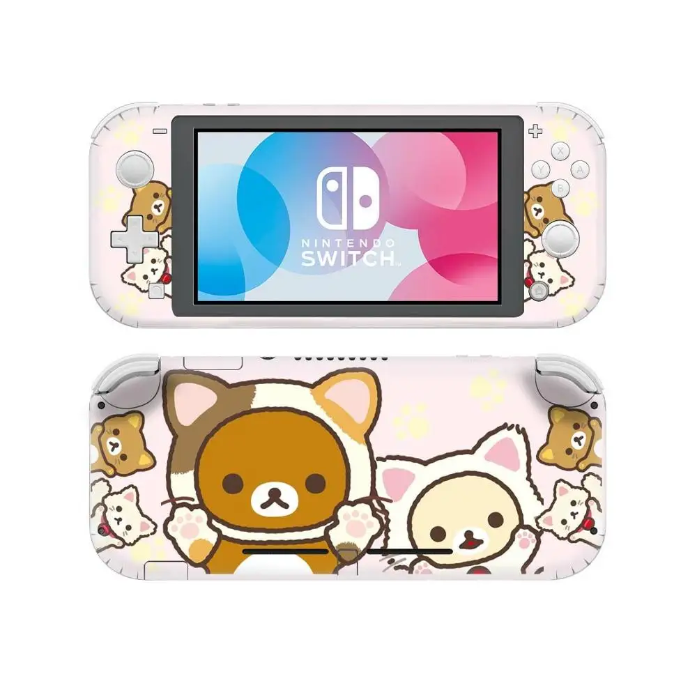 Rilakkuma Korilakkuma Nintendo переключатель Lite кожи Стикеры s Pegatina переключателя Nintend на