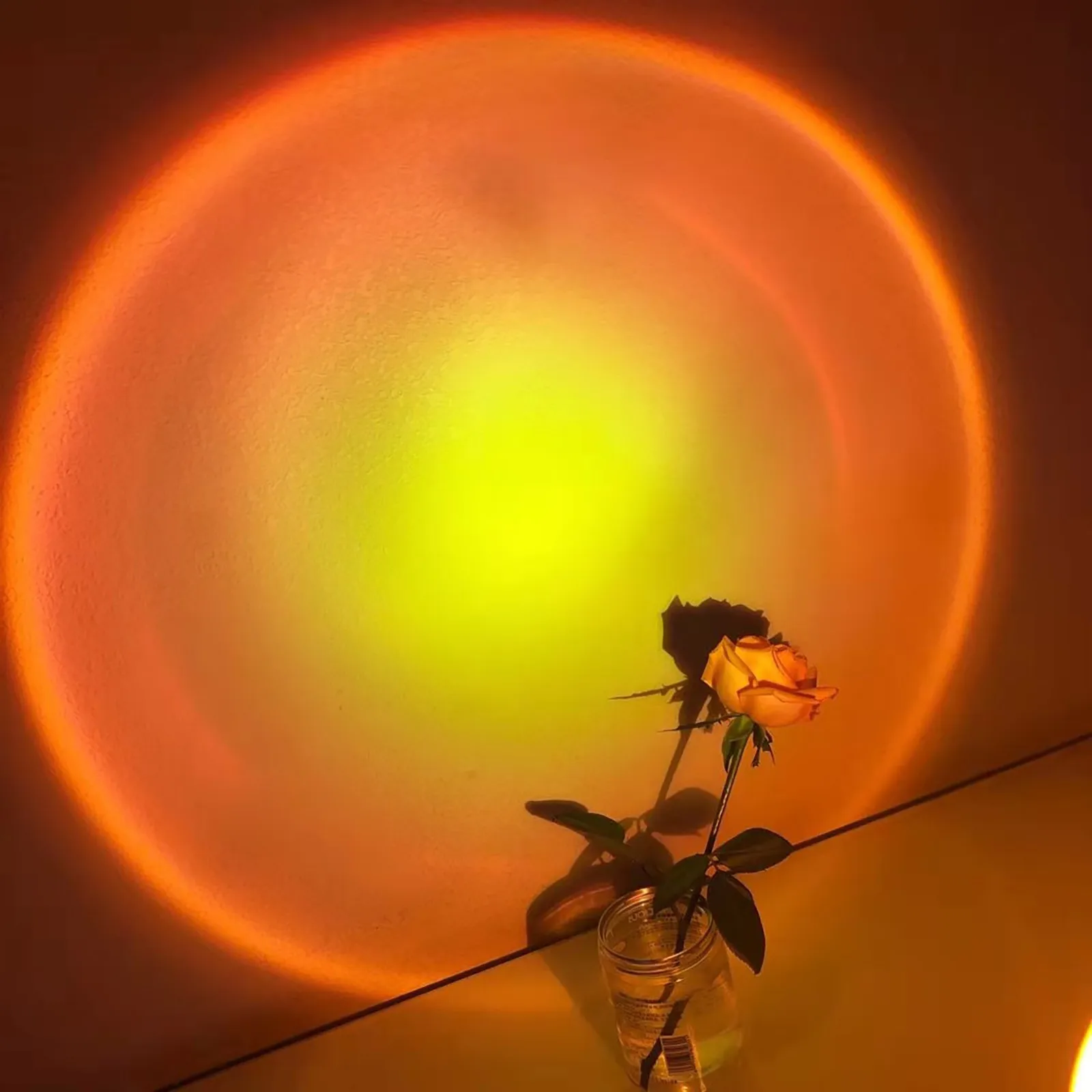 

Sunset Projection Night Lights Live Broadcast Background Like Galaxy Projector Atmosphere Rainbow Lamp Decoration For Bedroom