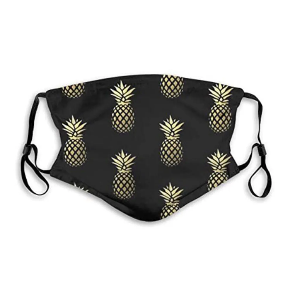 Пылезащитная маска забавная мультяшная Ветрозащитная модная для лица с принтом