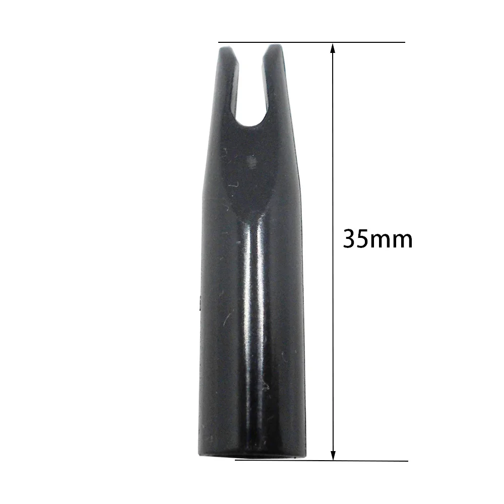 15 шт. пластиковая внешняя стрела для стрельбы из лука клей он стрелочный вал с