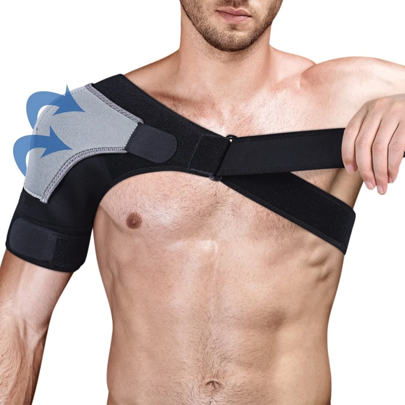1Pcs Shoulder Brace Adjustable Support With Pressure Pad For Injury Prevention Sprain Soreness Tendinitis | Дом и сад