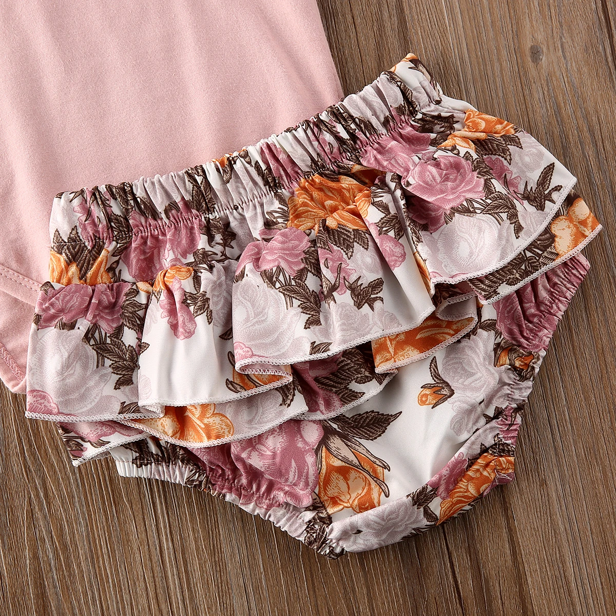 Летняя одежда для маленьких девочек от 0 до 18 месяцев хлопковое боди с короткими