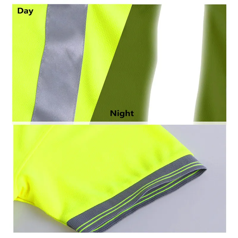 

Night Work Reflective Vest Shirt Clothing Night Work T-shirt Quick drying Working Tops Tee Breathable Work Safety Clothes