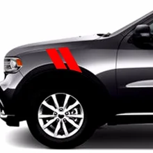Для(2 шт) Новые " Fender Hash Bar marks виниловые гоночные полосы наклейки(подходит Dodge Durango