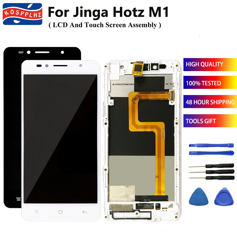 Сменный ЖК дисплей 5 0 дюймов кодирующий преобразователь сенсорного экрана в