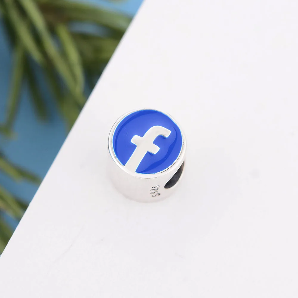 

Женский браслет-Шарм из серебра 925 пробы, с синей эмалью