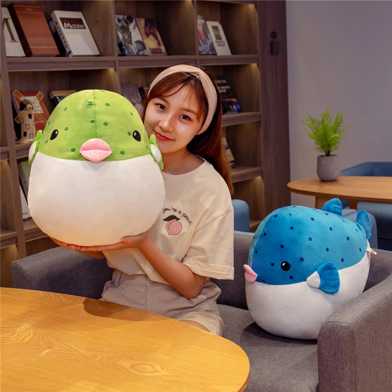 

Сверхмягкий пуфик 30/35 см, плюшевые рыбы игрушки Реалистичные Морские обитатели, набивные животные, самшит, мягкие игрушки, куклы, подарки дл...