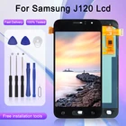 OLED для Samsung Galaxy J120 Lcd J1 2016 дисплей Сенсорная панель экран дигитайзер J120F в сборе с инструментами Бесплатная доставка